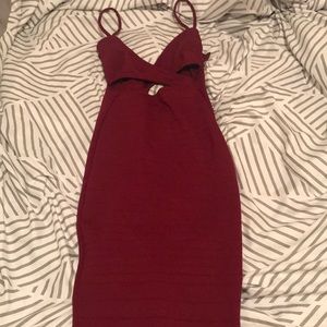 Burgundy Dress